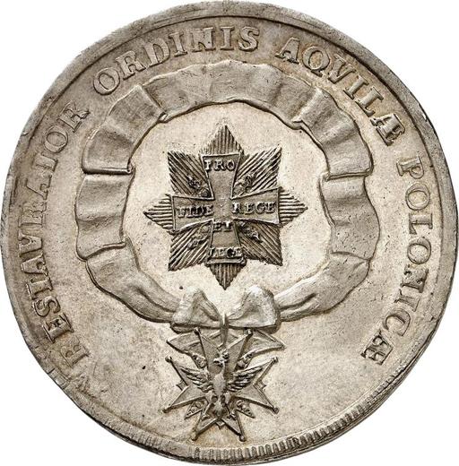 Reverse Thaler no date (1705) "Order of the White Eagle" - Gold Coin Value - Poland, Augustus II