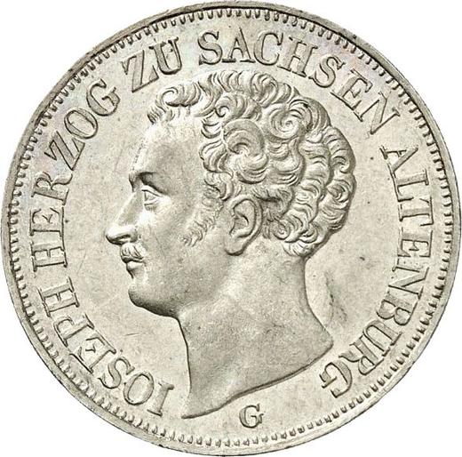 Obverse 1/6 Thaler 1842 G - Silver Coin Value - Saxe-Altenburg, Joseph
