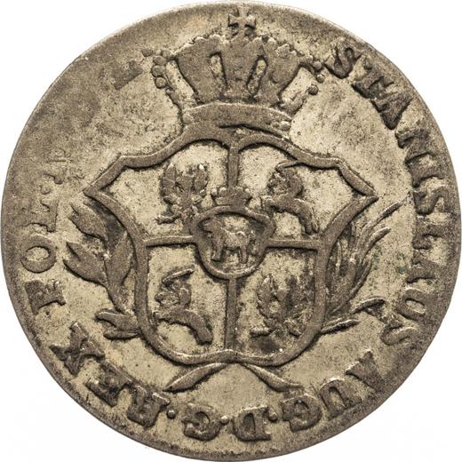 Obverse 2 Grosze (1/2 Zlote) 1772 IS - Silver Coin Value - Poland, Stanislaus II Augustus