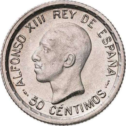 Obverse 50 Céntimos 1926 PCS - Silver Coin Value - Spain, Alfonso XIII
