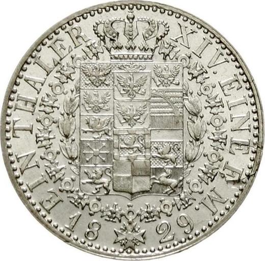 Reverse Thaler 1829 A - Silver Coin Value - Prussia, Frederick William III