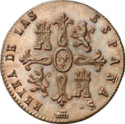 Reverse 8 Maravedís 1850 "Denomination on obverse" -  Coin Value - Spain, Isabella II