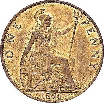 Reverse Penny 1896 TB "Type 1895-1901" - Coin Value - United Kingdom, Victoria