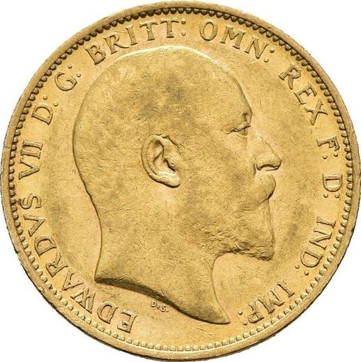 Obverse Sovereign 1903 S - Gold Coin Value - Australia, Edward VII