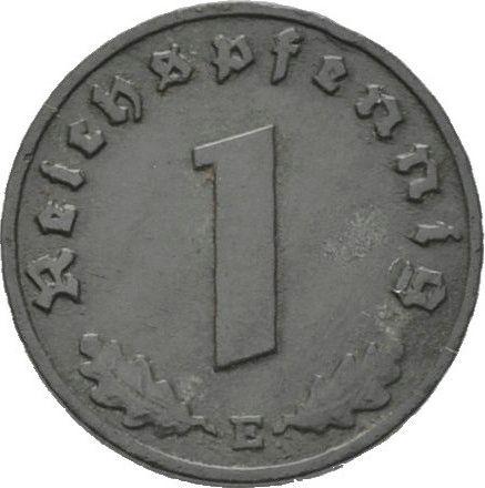 Avers 1 Reichspfennig 1942 E "Typ 1940-1945" - Münze Wert - Deutschland, Drittes Reich