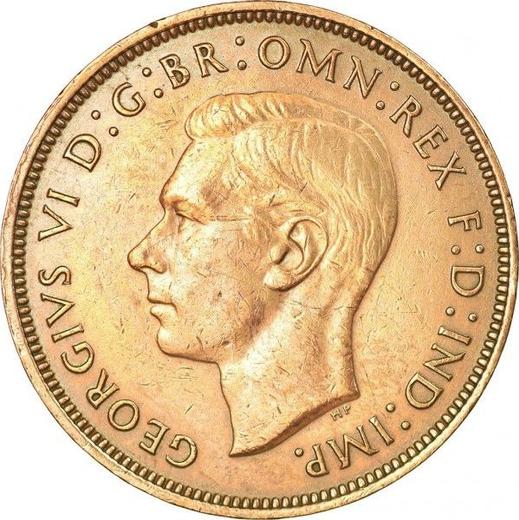 Obverse Penny 1947 HP "Type 1937-1948" -  Coin Value - United Kingdom, George VI