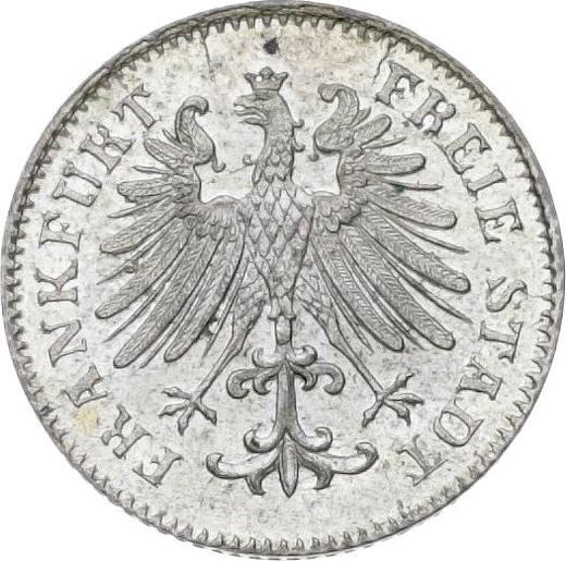 Obverse 3 Kreuzer 1849 - Silver Coin Value - Frankfurt am Main, Free City