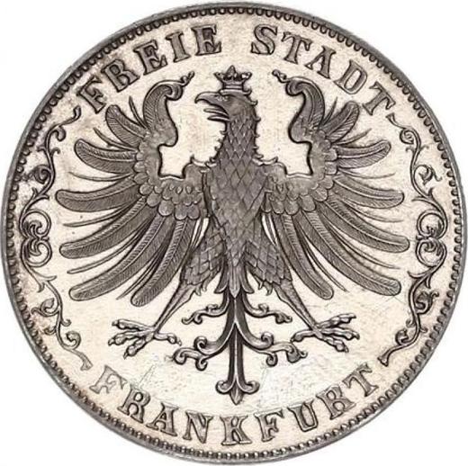 Obverse Gulden 1849 - Silver Coin Value - Frankfurt am Main, Free City