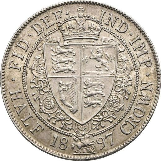 Reverse Halfcrown 1897 TB - Silver Coin Value - United Kingdom, Victoria