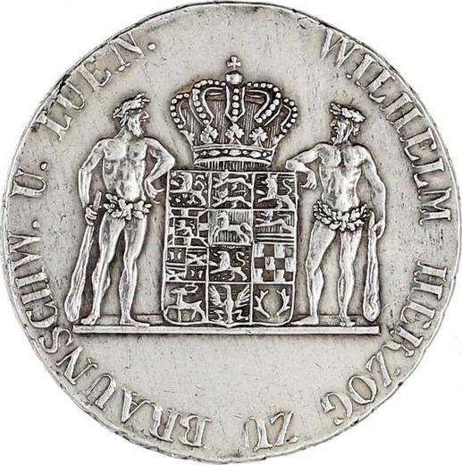 Avers 24 Mariengroschen 1834 CvC - Silbermünze Wert - Braunschweig-Wolfenbüttel, Wilhelm