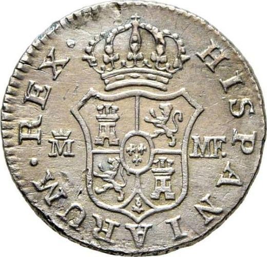 Rewers monety - 1/2 reala 1790 M MF - cena srebrnej monety - Hiszpania, Karol IV