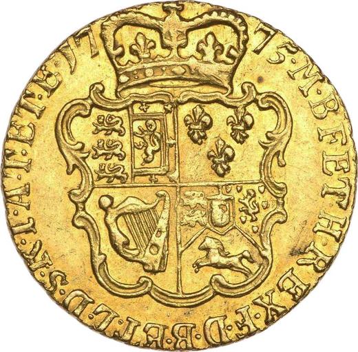 Reverse Half Guinea 1775 "Third laureate bust" - Gold Coin Value - United Kingdom, George III