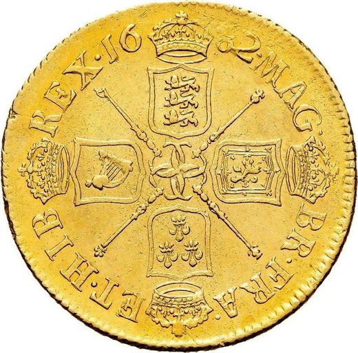 Reverso 2 guineas 1682 "Segundo busto de laureado" - valor de la moneda de oro - Gran Bretaña, Carlos II