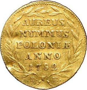 Reverse Ducat 1782 EB - Gold Coin Value - Poland, Stanislaus II Augustus