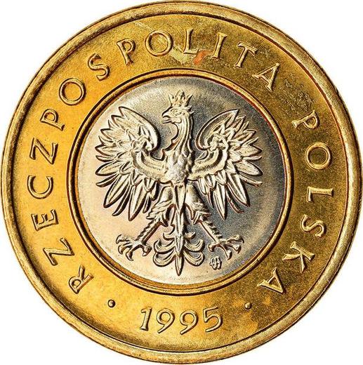 Avers 2 Zlote 1995 MW - Münze Wert - Polen, III Republik Polen nach Stückelung