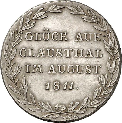 Reverse 2/3 Thaler 1811 C "Visiting a mint" - Silver Coin Value - Westphalia, Jérôme Napoléon