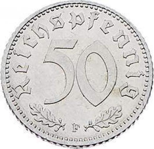 Obverse 50 Reichspfennig 1939 F "Type 1939-1944" -  Coin Value - Germany, Third Reich