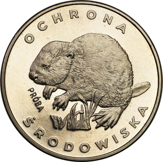 Revers Probe 100 Zlotych 1978 MW "Bieber" Nickel - Münze Wert - Polen, Volksrepublik Polen