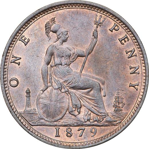 Revers 1 Penny 1879 "Typ 1860-1894" - Münze Wert - Großbritannien, Victoria