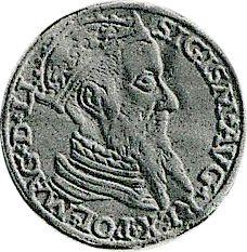 Awers monety - Dukat 1567 "Litwa" - cena złotej monety - Polska, Zygmunt II August