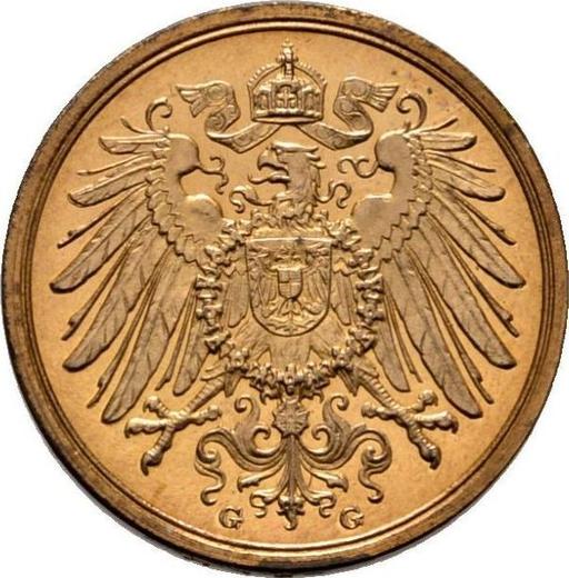 Reverse 2 Pfennig 1911 G "Type 1904-1916" - Coin Value - Germany, German Empire