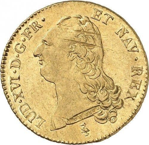 Obverse Double Louis d'Or 1785 A "Type 1785-1792" - Gold Coin Value - France, Louis XVI