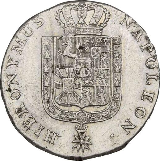 Obverse 1/6 Thaler 1809 C - Silver Coin Value - Westphalia, Jérôme Napoléon