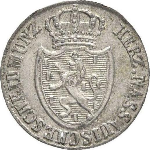Anverso 1/4 kreuzer 1811 L Plata - valor de la moneda de plata - Nassau, Federico Augusto