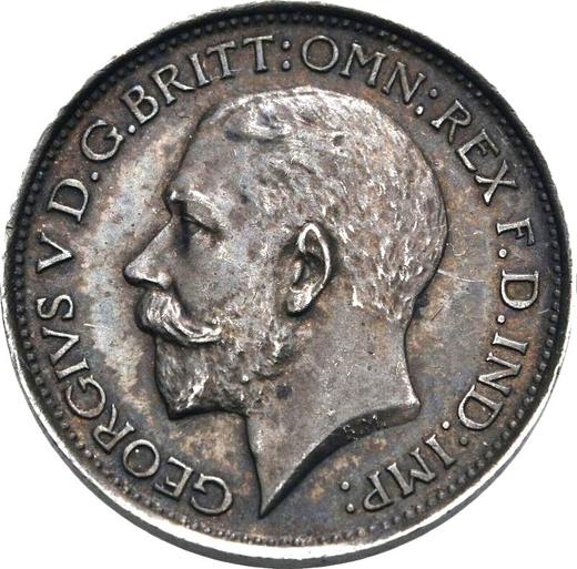 Obverse Fourpence (Groat) 1920 - Silver Coin Value - United Kingdom, George V