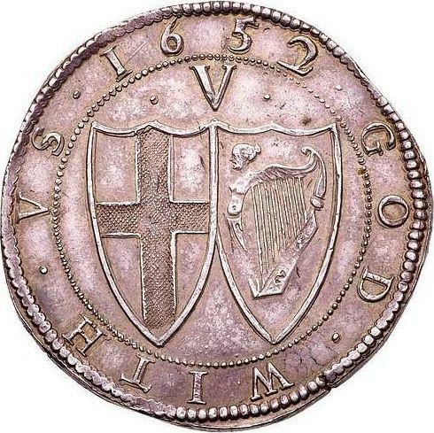 Reverse Crown 1652 "Type 1649-1656" - Silver Coin Value - United Kingdom, Commonwealth