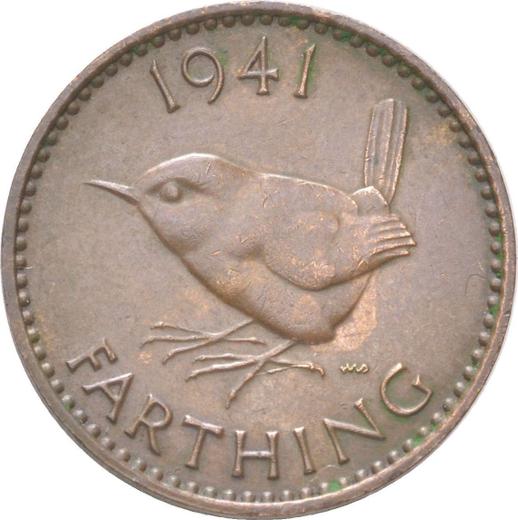 Reverse Farthing 1941 HP -  Coin Value - United Kingdom, George VI