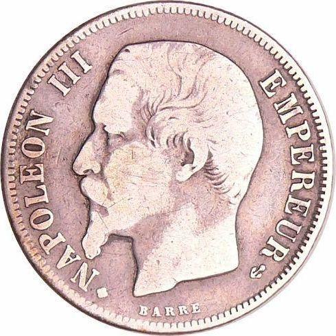 Obverse 1 Franc 1863 BB "Type 1853-1863" - Silver Coin Value - France, Napoleon III