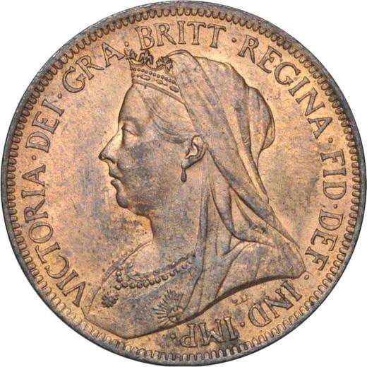 Awers monety - 1/2 pensa 1899 TB - cena  monety - Wielka Brytania, Wiktoria