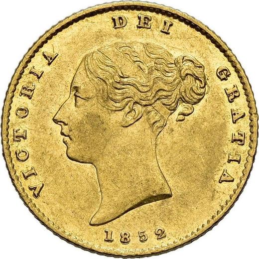Obverse Half Sovereign 1852 - Gold Coin Value - United Kingdom, Victoria