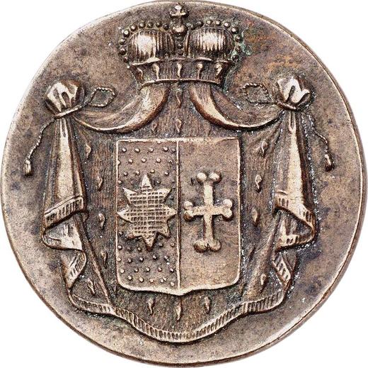 Anverso 3 Pfennige 1824 F.W. - valor de la moneda  - Waldeck-Pyrmont, Jorge II