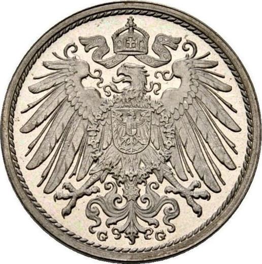 Reverse 10 Pfennig 1904 G "Type 1890-1916" - Coin Value - Germany, German Empire