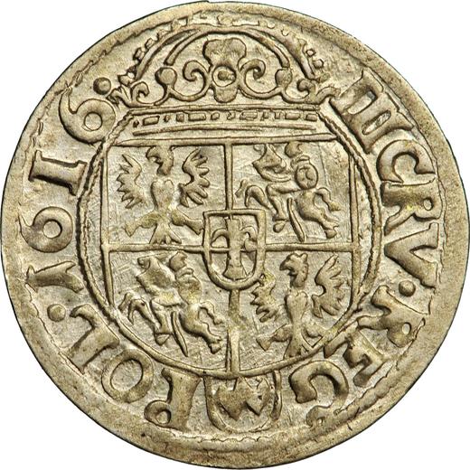 Reverse 3 Kreuzer 1616 - Silver Coin Value - Poland, Sigismund III Vasa