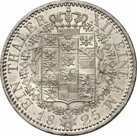 Reverse Thaler 1825 D - Silver Coin Value - Prussia, Frederick William III