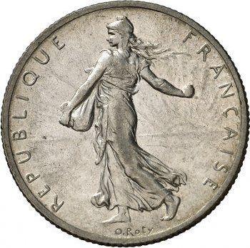 Obverse 2 Francs 1901 "Sower" - Silver Coin Value - France, Third Republic