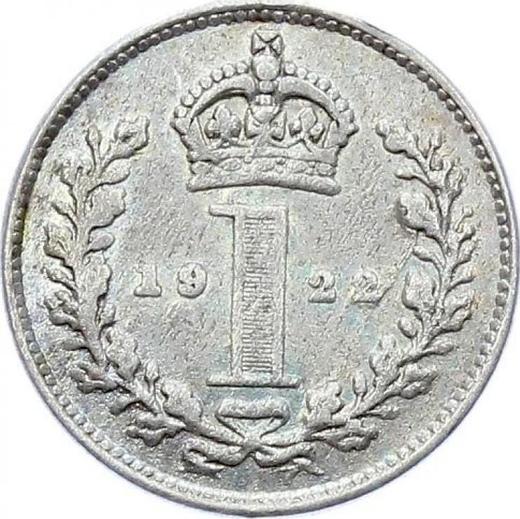 Reverse Penny 1922 "Type 1921-1936" - Silver Coin Value - United Kingdom, George V