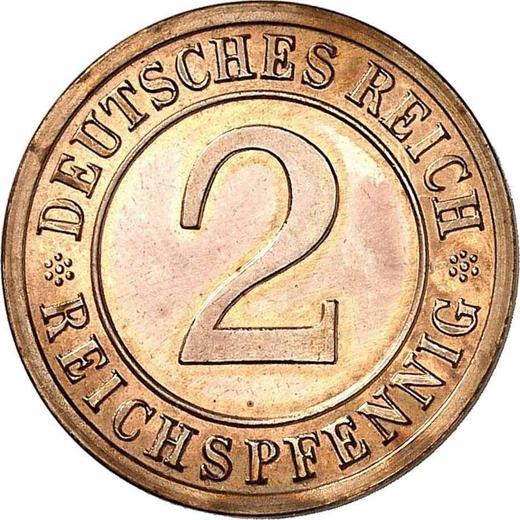 Obverse 2 Reichspfennig 1936 A -  Coin Value - Germany, Weimar Republic