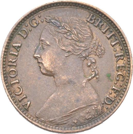Obverse Farthing 1886 -  Coin Value - United Kingdom, Victoria