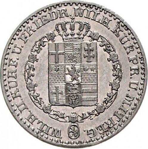 Obverse 1/6 Thaler 1845 - Silver Coin Value - Hesse-Cassel, William II