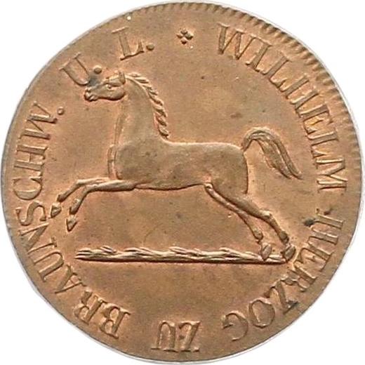 Avers 2 Pfennig 1832 CvC - Münze Wert - Braunschweig-Wolfenbüttel, Wilhelm