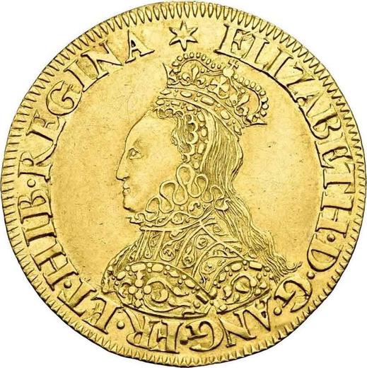 Anverso 1/2 libra Sin fecha (1561-1570) - valor de la moneda de oro - Gran Bretaña, Isabel I