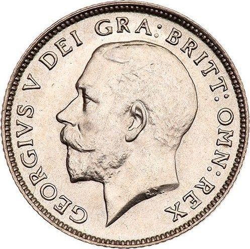 Obverse Sixpence 1922 - Silver Coin Value - United Kingdom, George V