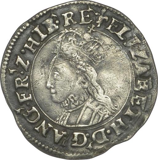 Obverse 2 Pence (Halfgroat) no date (1559-1660) "First issue" - Silver Coin Value - United Kingdom, Elizabeth I