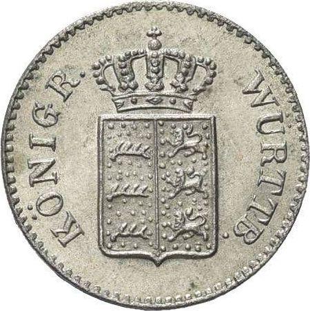 Obverse Kreuzer 1854 - Silver Coin Value - Württemberg, William I