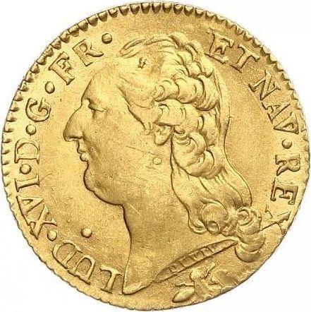 Obverse Louis d'Or 1786 D - Gold Coin Value - France, Louis XVI