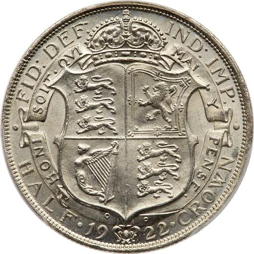 Reverse Halfcrown 1922 - Silver Coin Value - United Kingdom, George V